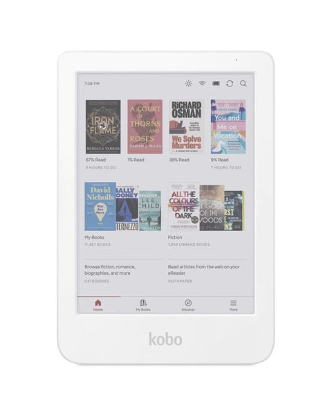 Kobo Clara Colour White 6" E Ink Colour Display Comfort Light Pro &... Carousel 1