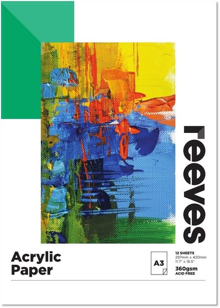 Reeves: Acrylic Painting Pad - A3 Carousel 1