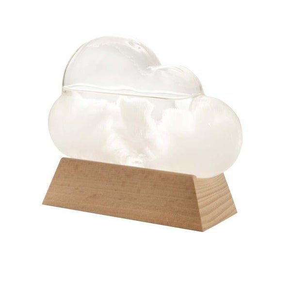 Maverick: Cloud Storm Glass Weather Forecast Station IS Gift Carousel 1
