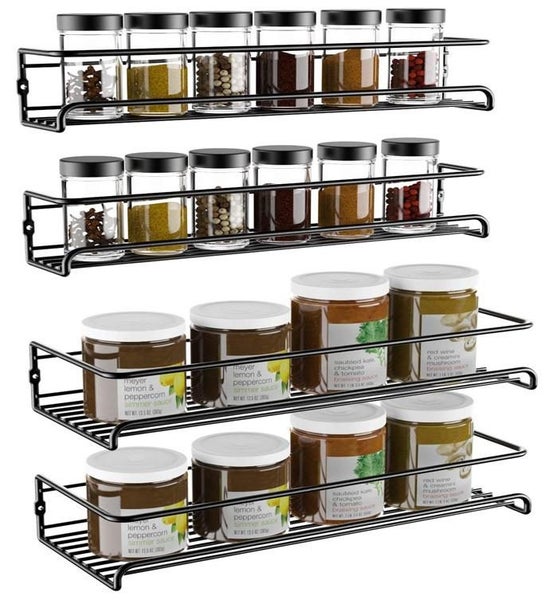 Wall Mount Spice Rack Organizer Set - (4-Piece) Carousel 1