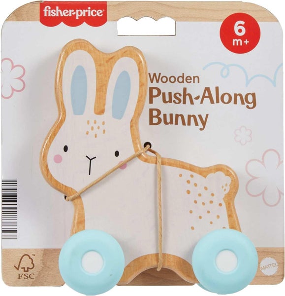 Fisher-Price: Wood Push Along Bunny Carousel 1