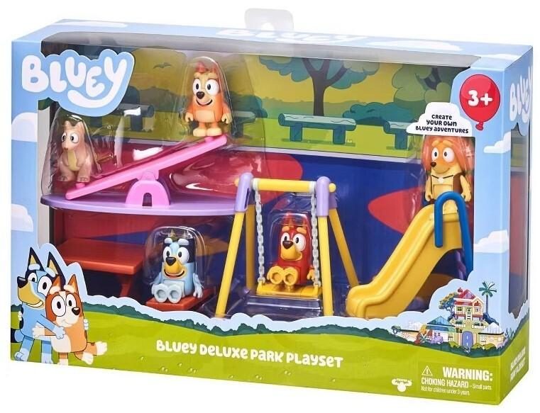 Bluey: Deluxe Park Themed Playset Carousel 1