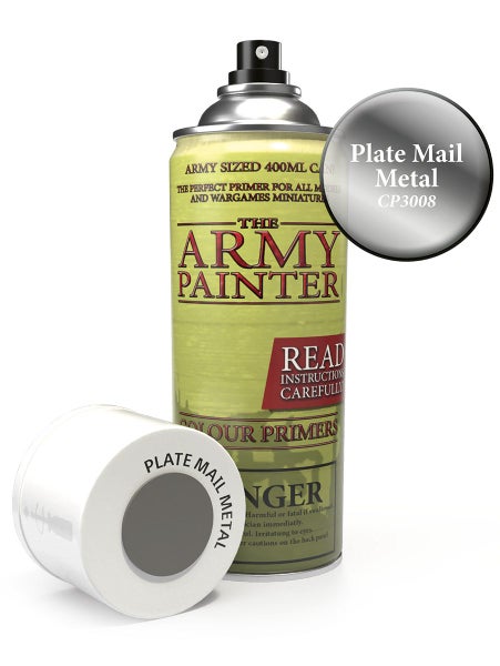 Army Painter: Colour Primer - Plate Mail Metal Carousel 1