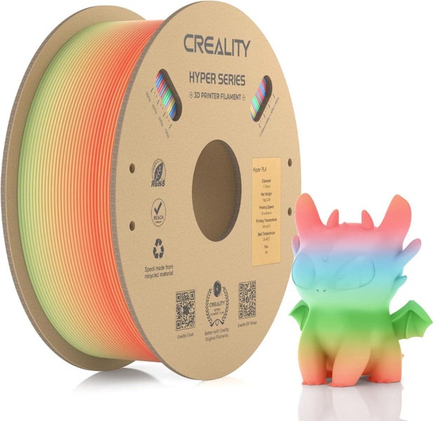 Creality Hyper PLA Filament Rainbow Wild Blossom-Short 1.75 - 1kg Carousel 1