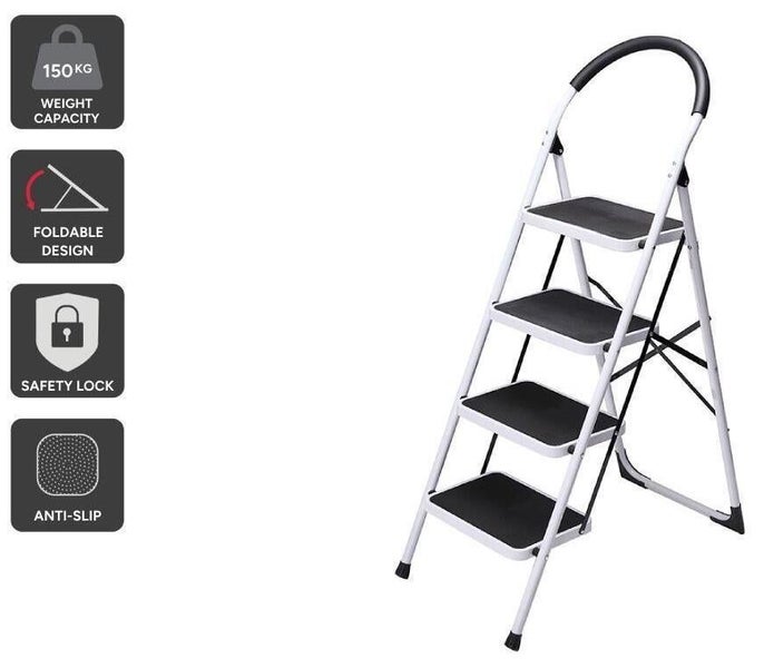 Certa Steel Frame 4-Step Folding Ladder Carousel 1
