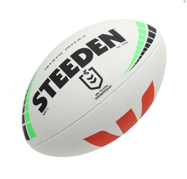 Steeden NRL Premiership Replica Match Rugby League Ball (Size 5) Carousel 1
