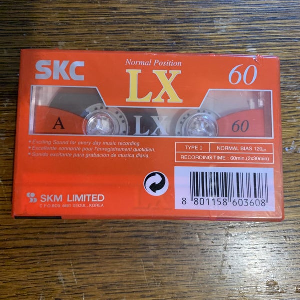 SKC - Blank audio cassette tape LX60 Carousel 2