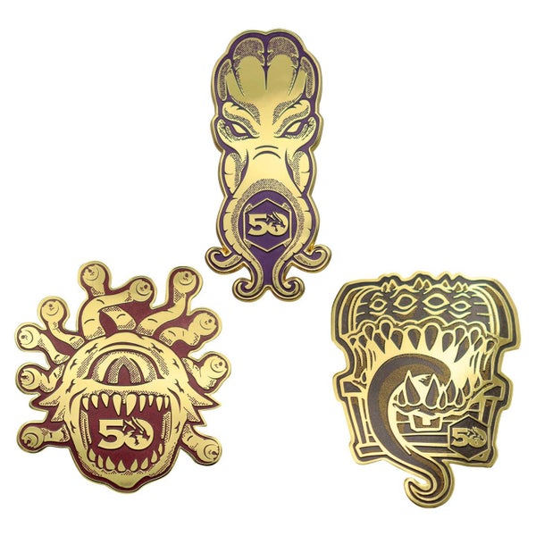 Dungeons & Dragons: Pin Badges - Set of 3 Carousel 1