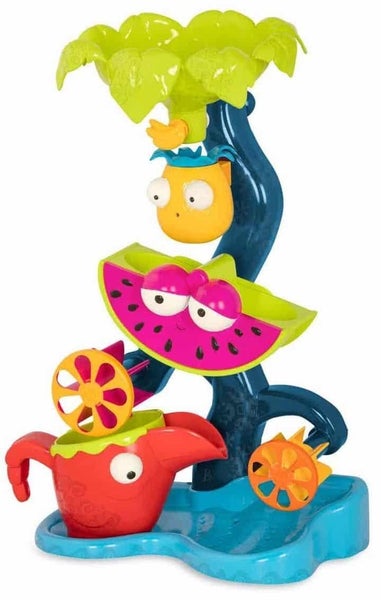 B.Toys: Tropical Waterfall Water Wheel Playset Carousel 1