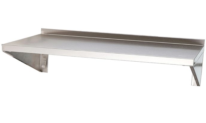 Stainless steel wall shelf 1500mm x 300mm Carousel 2