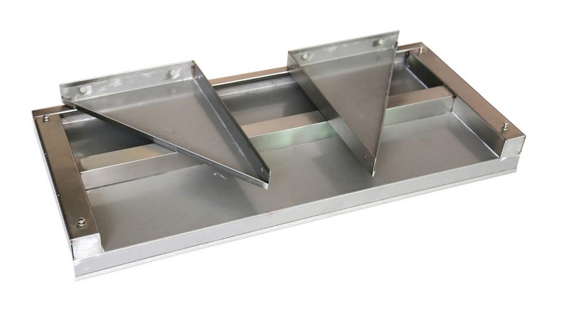 Stainless steel wall shelf 1500mm x 300mm Carousel 5