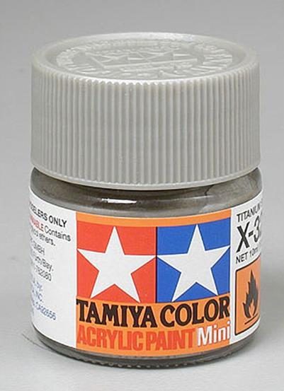 Tamiya Acrylic: Titan Silver (X32) Carousel 1