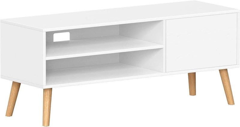 VASAGLE TV Cabinet 1.20M - White Carousel 1