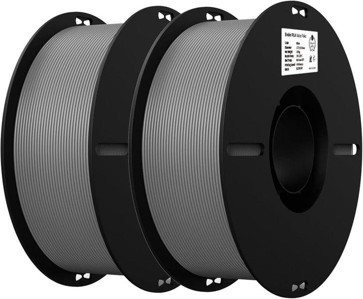 Creality Ender-PLA Filament Value Pack (Grey + Grey) Carousel 1