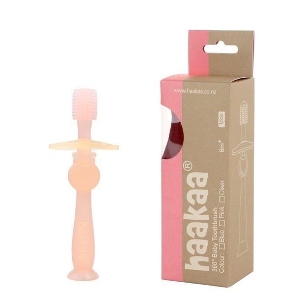 Haakaa: 360 Baby Toothbrush - Pink Carousel 1