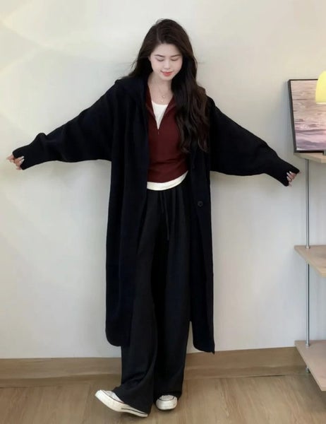 Hoodie Cardigan Sweater Jumper Top Jacket Dress 3578410 Carousel 2