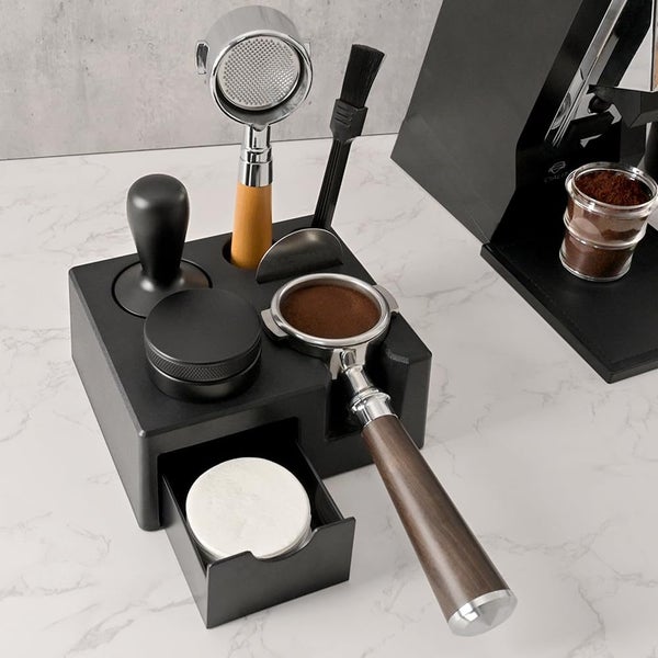 Italian Coffee Tamper Stand Barista Tool Holder Carousel 2