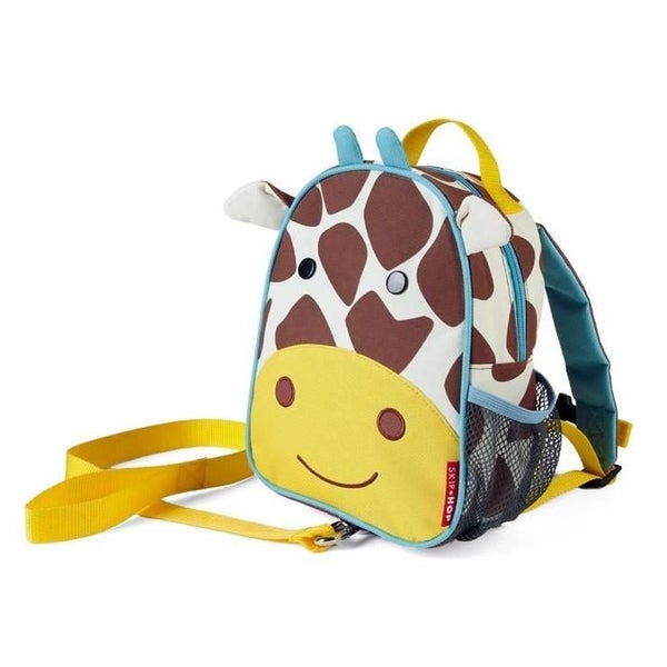 Skip Hop: Zoo Mini Backpack With Reins - Giraffe Carousel 1