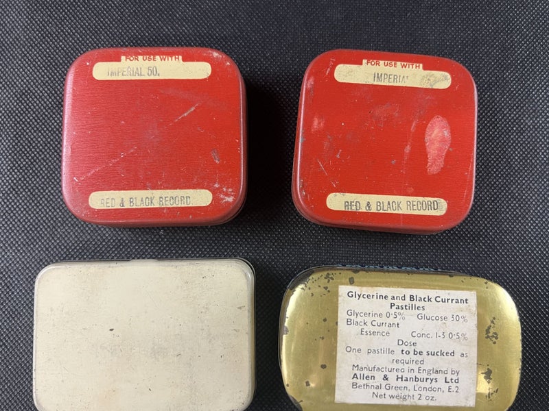 4 Vintage Advertising Tins – Johnson & Johnson, Allen & Hanburys - Lot W724 Carousel 4