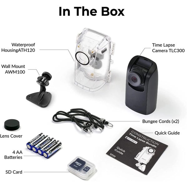 Brinno BCC300M Time Lapse Construction Camera Mounting Bundle Includes TLC300 Carousel 7