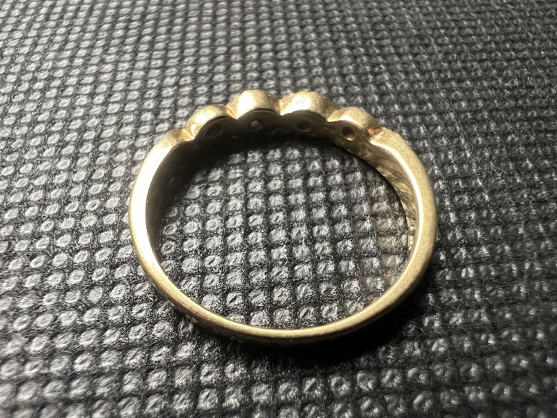 9ct Gold Marquise Style Diamond Band Ring - Lot F306 Carousel 3