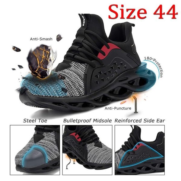 Steel Toe Shoes Work Boots Safety Sneakers Puncture Proof Waterproof Carousel 1