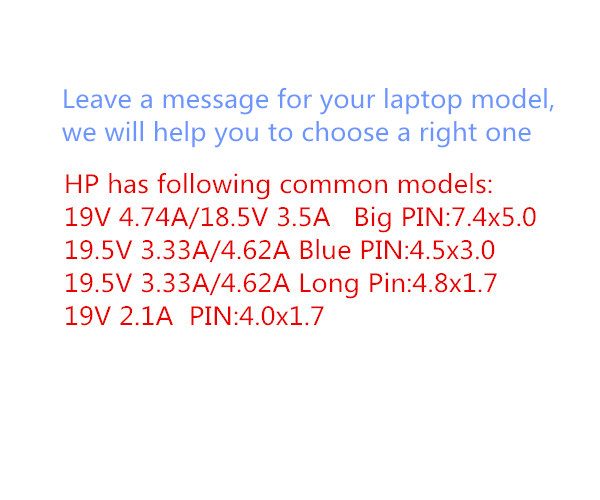 OEM HP 19V 4.74A 90W (7.4 x 5.0mm) (big pin) AC Charger Power Adapter Carousel 3
