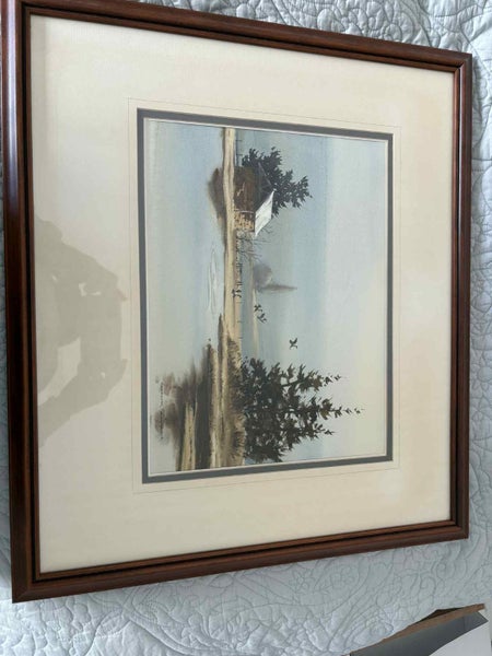 Garrick Treamain water colour painting Carousel 1