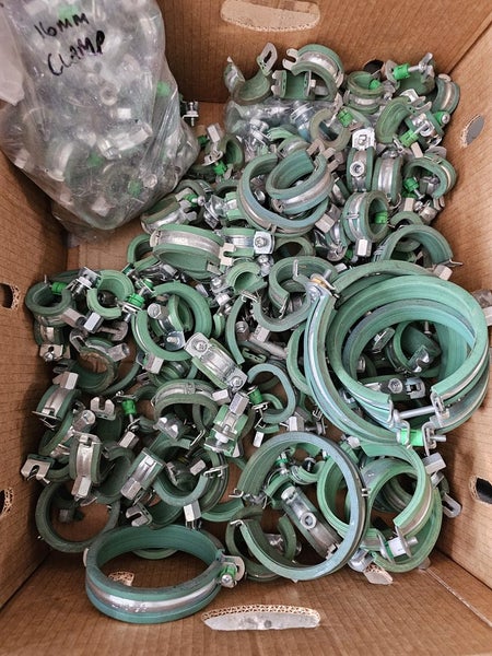 Rubber Lined Munzing / Pipe Clamps x10 Carousel 2