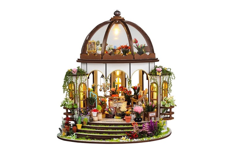 DIY Miniature Garden House Kit Carousel 1