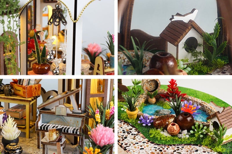 DIY Miniature Garden House Kit Carousel 15