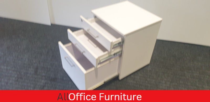 White Office Mobile, white office pedestal, under desk drawer Carousel 2
