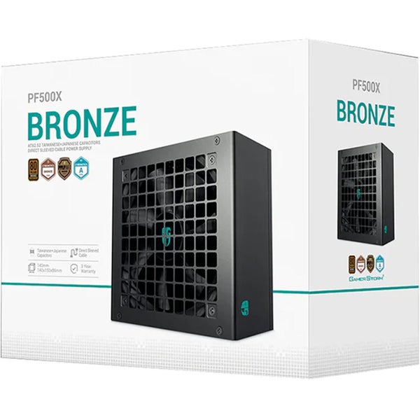 DEEPCOOL Gamer Storm PF500x 500W 80PLUS 230V Bronze Power Supply MEPS Ready , 3 Carousel 2