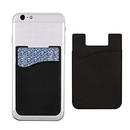 Silicone Credit Card Phone Holder Sticker - Black Carousel 5