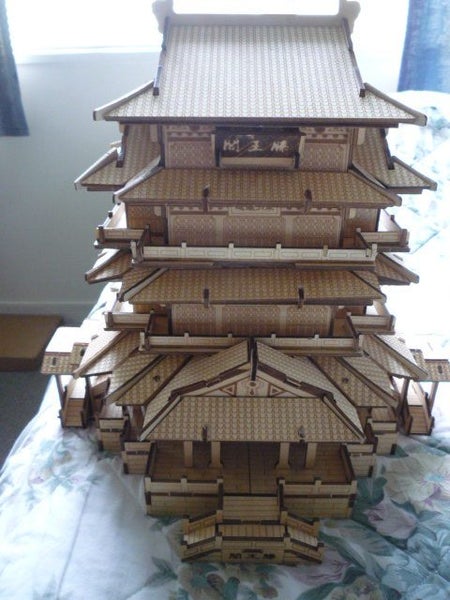 3D puzzle of pavilion of prince teng. I made it took 3 days to build. Carousel 1