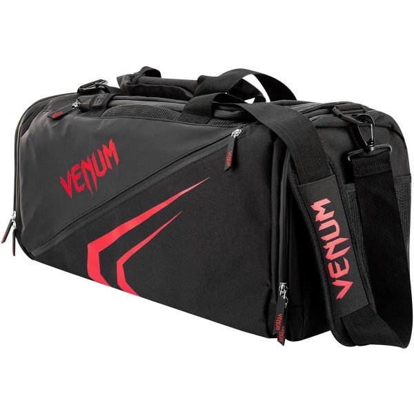 Venum Trainer Lite Evo Sports Bag - Black/Red Carousel 1