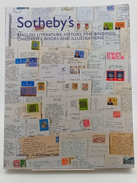 Sotheby's 7 December 2006: English Literature, History, Fine Bindings, Childr...64462943623041110