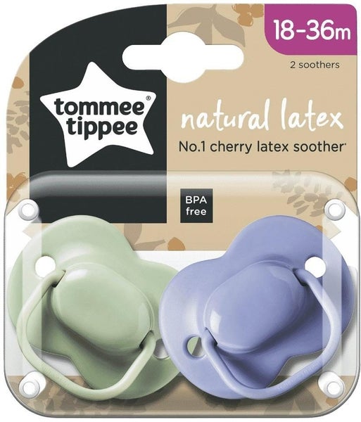 Tommee Tippee: Cherry Latex Soother - 2 Pack (18-36 Months) Carousel 2