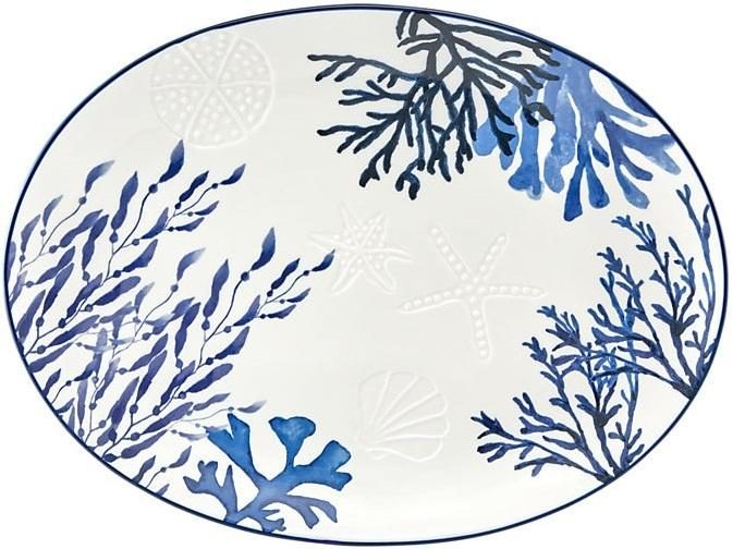 Maxwell & Williams: Blue Coral Oval Platter (40x30cm) Carousel 2