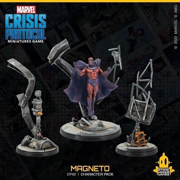 Marvel Crisis Protocol Miniatures Game: Magneto and Toad Carousel 3