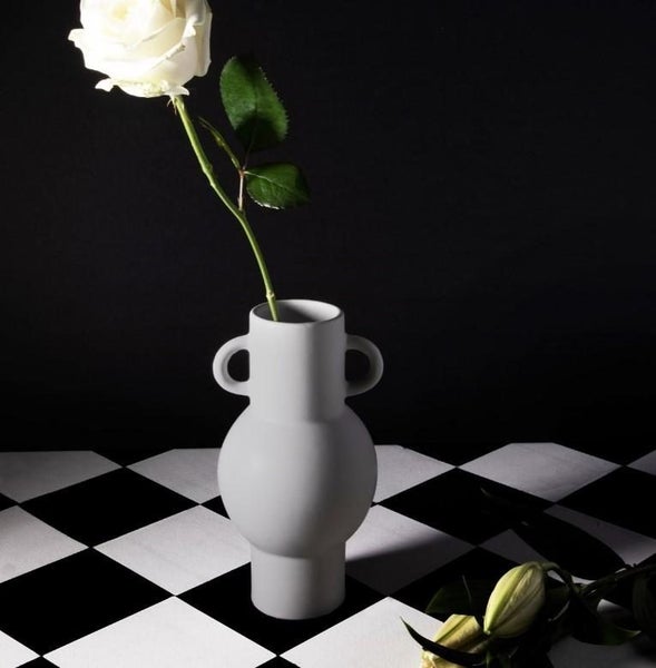 Sass & Belle: Grey Amphora Vase - Large Carousel 3