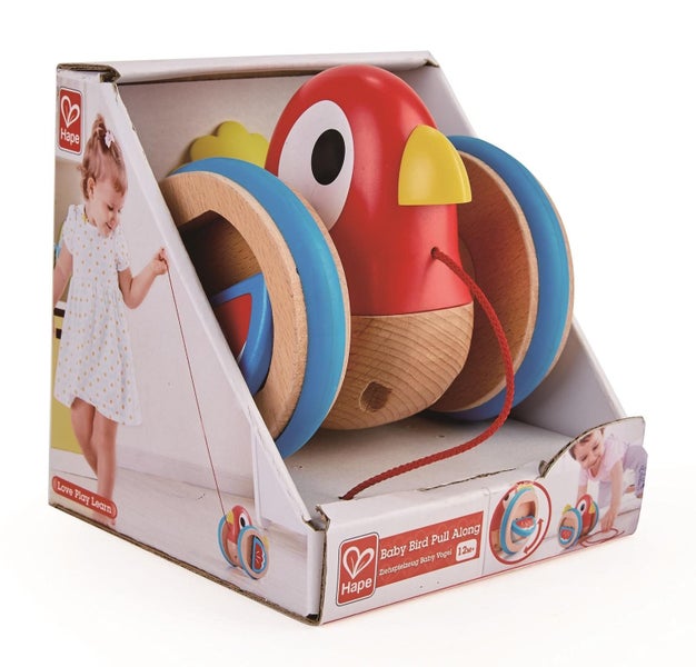 Hape: Baby Bird - Pull Along Toy Carousel 3