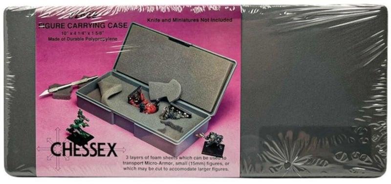 Chessex: Figure Carrying Case with 3 Uncut Foam Layers - Small Carousel 3