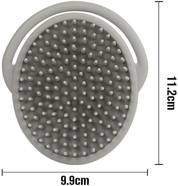 Haakaa: Rainbow Silicone Shampoo Brush - Pea Green Carousel 2