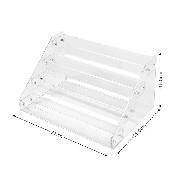 STORFEX 4 Tier Clear Display Risers Stand Carousel 2