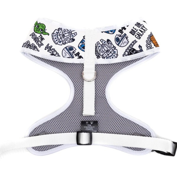 Star Wars: Pet Harness - Characters and Quotes Cartoon Collage Gray (Medium) Carousel 2