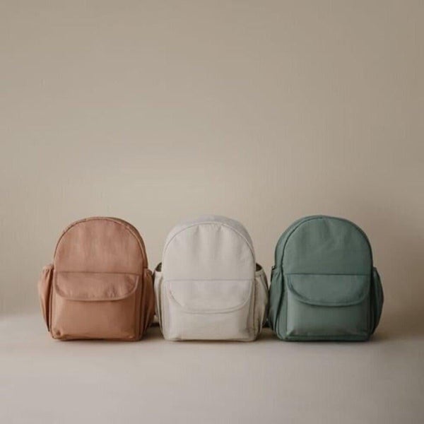 Mushie: Kids Mini Backpack - Fog Carousel 5