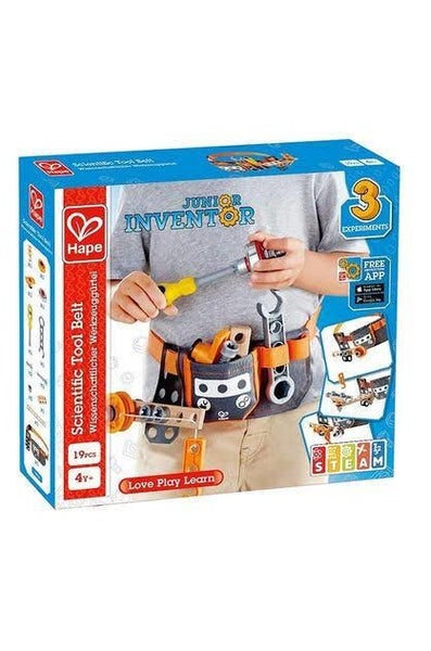 Hape: Junior Inventor Tool Belt - Construction Playset Carousel 2