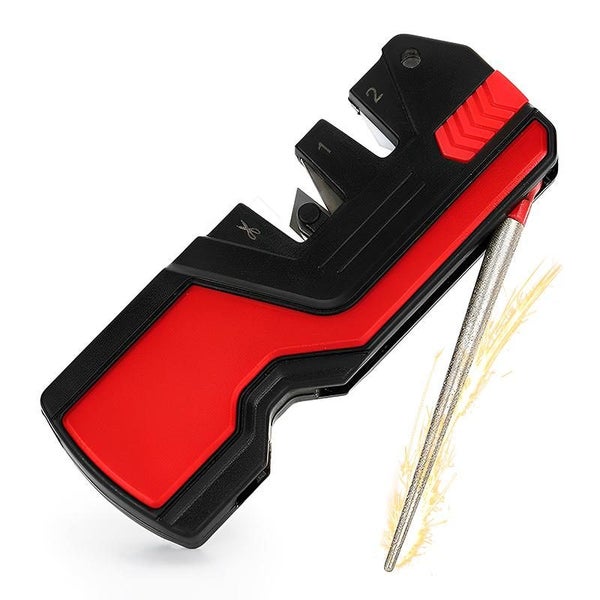HYPERANGER 6-in-1 Pocket Knife Sharpener - Red Carousel 2