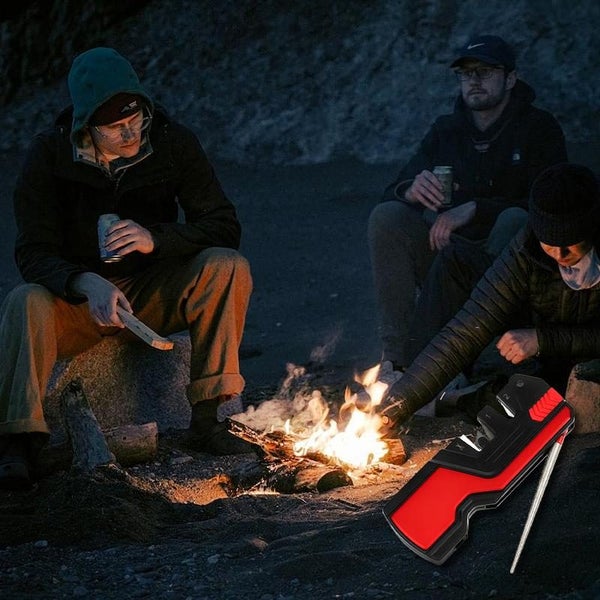 HYPERANGER 6-in-1 Pocket Knife Sharpener - Red Carousel 5